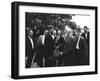 President John F. Kennedy Visits with Reporters-Stocktrek Images-Framed Photographic Print