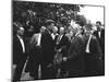 President John F. Kennedy Visits with Reporters-Stocktrek Images-Mounted Photographic Print