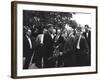 President John F. Kennedy Visits with Reporters-Stocktrek Images-Framed Photographic Print