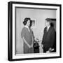 President John F. Kennedy with a Former White House Staff Member-Stocktrek Images-Framed Photographic Print