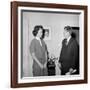 President John F. Kennedy with a Former White House Staff Member-Stocktrek Images-Framed Photographic Print