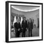 President John. F. Kennedy with Visitors at the White House-Stocktrek Images-Framed Photographic Print