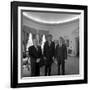 President John. F. Kennedy with Visitors at the White House-Stocktrek Images-Framed Photographic Print