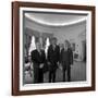 President John. F. Kennedy with Visitors at the White House-Stocktrek Images-Framed Photographic Print