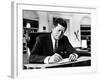 President John F. Kennedy Working at His Desk in the Oval Office of the White House-Alfred Eisenstaedt-Framed Photographic Print