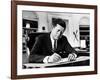 President John F. Kennedy Working at His Desk in the Oval Office of the White House-Alfred Eisenstaedt-Framed Photographic Print