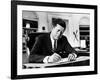 President John F. Kennedy Working at His Desk in the Oval Office of the White House-Alfred Eisenstaedt-Framed Photographic Print