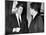 President John Kennedy Confers with Former Vice President Richard Nixon-null-Mounted Photo