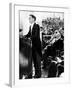 President John Kennedy Delivering His Inaugural Address-null-Framed Photo