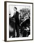 President John Kennedy Delivering His Inaugural Address-null-Framed Photo