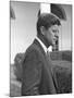 President John Kennedy in the White House Rose Garden. Oct. 24, 1961-null-Mounted Photo
