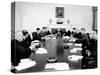 President John Kennedy Meets with His Cabinet-null-Stretched Canvas