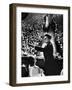 President John Kennedy Next to His Wife Jacqueline Overlooking Crowd Attending His Inaugural Ball-Paul Schutzer-Framed Premium Photographic Print