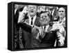 President John Kennedy Opens the Baseball Season-null-Framed Stretched Canvas