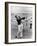 President John Kennedy Playing Golf at Hyannis Port. July 20, 1963-null-Framed Photo