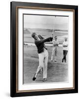 President John Kennedy Playing Golf at Hyannis Port. July 20, 1963-null-Framed Photo