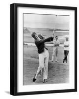 President John Kennedy Playing Golf at Hyannis Port. July 20, 1963-null-Framed Photo