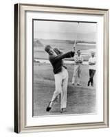 President John Kennedy Playing Golf at Hyannis Port. July 20, 1963-null-Framed Photo