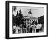 President John Kennedy's New Helicopter Takes Off from the South Lawn-null-Framed Photo