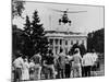 President John Kennedy's New Helicopter Takes Off from the South Lawn-null-Mounted Photo