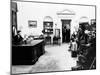 President John Kennedy Television Address on Civil Rights-null-Mounted Photo