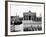 President John Kennedy Visits the Berlin Wall-null-Framed Photo