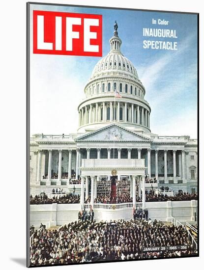 President Johnson's Inaugural, January 29, 1965-John Dominis-Mounted Photographic Print