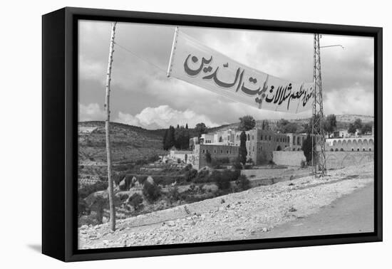 President Kamil Chamoun's Summer Palace in Lebanese Mountains-null-Framed Stretched Canvas