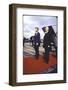 President Kennedy and Chancellor Adenauer Walking Red Carpet at Airport Arrival Ceremony, Germany-John Dominis-Framed Photographic Print