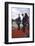 President Kennedy and Chancellor Adenauer Walking Red Carpet at Airport Arrival Ceremony, Germany-John Dominis-Framed Photographic Print