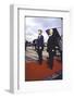 President Kennedy and Chancellor Adenauer Walking Red Carpet at Airport Arrival Ceremony, Germany-John Dominis-Framed Photographic Print