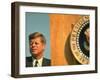 President Kennedy Attending Dedication of Trinity River Whiskeytown Dam and Reservoir-Art Rickerby-Framed Photographic Print