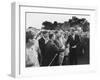 President Kennedy Greets Peace Corps Volunteers on the White House South Lawn-Stocktrek Images-Framed Photographic Print