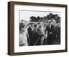 President Kennedy Greets Peace Corps Volunteers on the White House South Lawn-Stocktrek Images-Framed Photographic Print