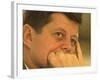 President Kennedy in Pensive Portrait-Paul Schutzer-Framed Photographic Print