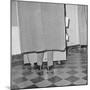 President Kennedy in Voting Booth-null-Mounted Photographic Print