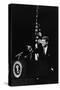 President Kennedy Pointing to a Reporter During a Press Conference, 1961-63-null-Stretched Canvas