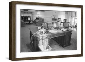 President Kennedy's Desk in the White House-null-Framed Photographic Print