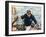 President Kennedy Sailing Aboard US Coast Guard Yacht 'Manitou', Rhode Island, 1962-null-Framed Photo