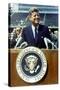 President Kennedy Speaking at Rice University, Sept. 9, 1962-null-Stretched Canvas