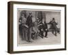 President Kruger Receiving Visitors on the Verandah at the Presidency, Pretoria-Charles Edwin Fripp-Framed Giclee Print