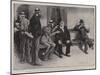 President Kruger Receiving Visitors on the Verandah at the Presidency, Pretoria-Charles Edwin Fripp-Mounted Giclee Print