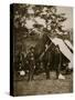 President Lincoln at Sharpsburg, October 1862-Mathew Brady-Stretched Canvas