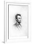 President Lincoln in the Last Week of His Life, 1865-Mathew Brady-Framed Photographic Print