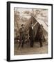 President Lincoln on the Battlefield of Antietam, Maryland, October 2, 1862-Alexander Gardner-Framed Art Print