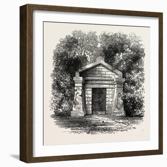 President Lincoln's Grave, USA, 1870s-null-Framed Giclee Print