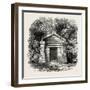 President Lincoln's Grave, USA, 1870s-null-Framed Giclee Print