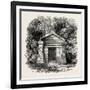 President Lincoln's Grave, USA, 1870s-null-Framed Giclee Print