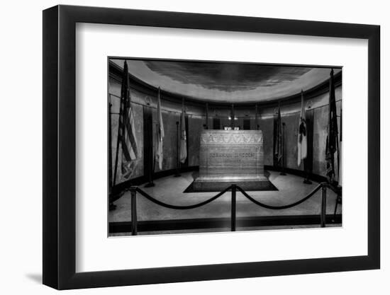 President Lincoln Tomb BW-Steve Gadomski-Framed Photographic Print