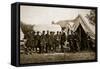 President Lincoln Visiting the Camp at Antietam, 1892-Mathew Brady-Framed Stretched Canvas
